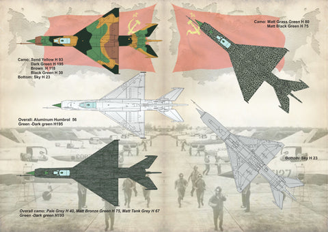 Print Scale 72-116 1/72 MiG Air Force of the Vietnam War 72-116 Scale 1/72