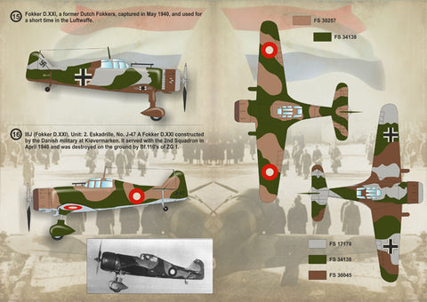 Print Scale 72-123 1/72 Fokker D.XXI