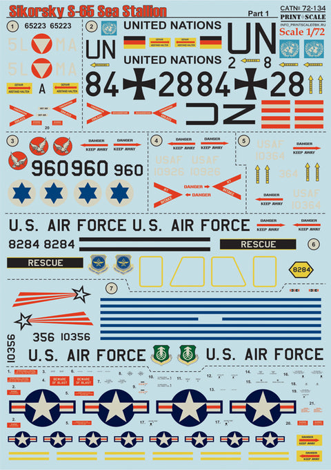 Print Scale 72-134 1/72 Sikorsky S-65 Sea Stallion Part 1