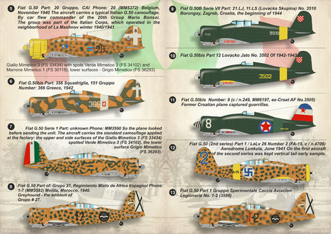 Print Scale 72-144 1/72 Fiat G.50 Freccia