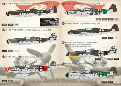 Print Scale 72-146 1/72 Messerschmitt Bf 109 K