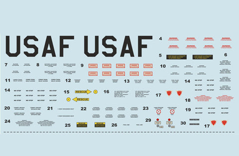 Print Scale 72-147 1/72 Convair F-102 Delta Dagger Part 1 The complete set 1,5 leaf