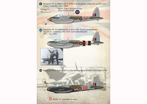 Print Scale 72-159 1/72 De Havilland Mosquito