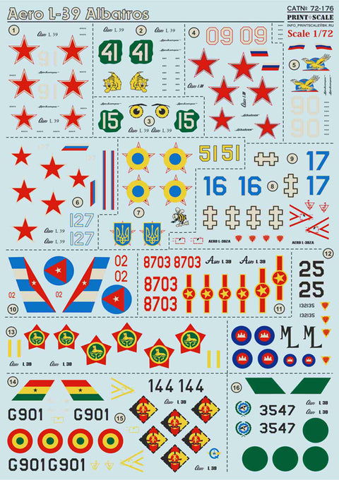 Print Scale 72-176 1/72 Aero L-39 Albatros