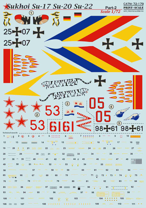 Print Scale 72-179 1/72 Sukhoi Su-17 Part 2