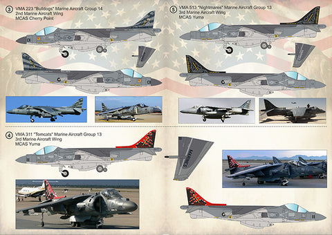 Print Scale 72-214 1/72 AV-8B Harrier II
