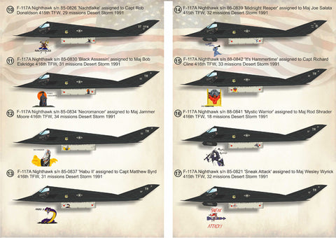 Print Scale 72-223 1/72 Lockheed F-117 Nighthawk 72-223 Scale 1/72