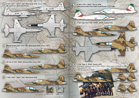 Print Scale 72-229 1/72 Iranian Northrop F-5 "Tiger II"