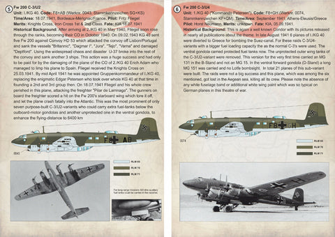 Print Scale 72-240 1/72 Focke-Wulf FW 200 CONDOR Part 3 - C3 Bombers