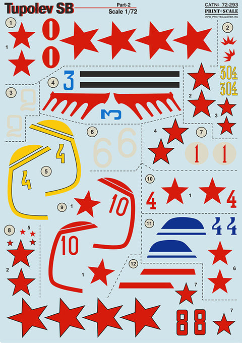 Print Scale 72-293 1/72 Tupolev SB-2 "Katushka" Part 2