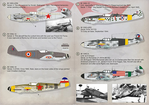Print Scale 72-310 1/72 Messerschmitt Bf 109G Gustav 72-310 Scale 1/72(trophy version)