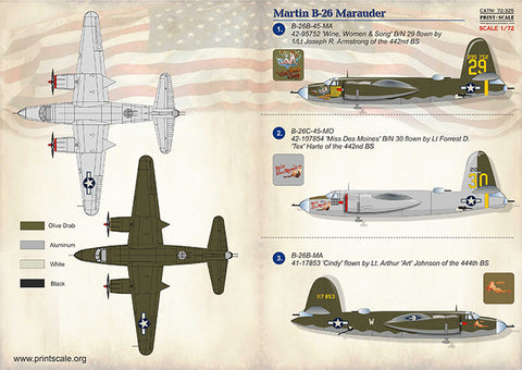 Print Scale 72-325 1/72 B-26 Marauder Part 1