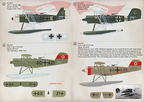 Print Scale 72-330 1/72 Heinkel He 60 Part 1