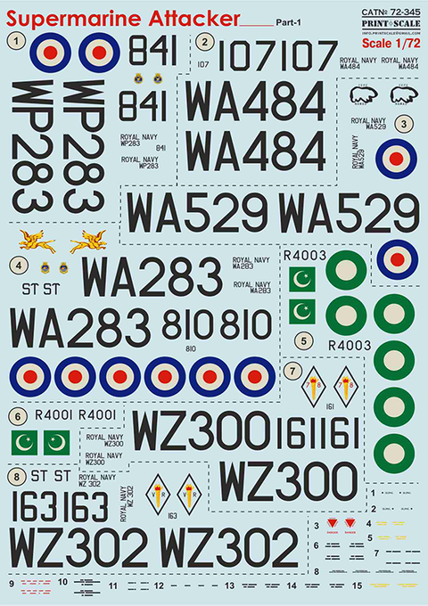 Print Scale 72-345 1/72 Supermarine Attaker Part 1