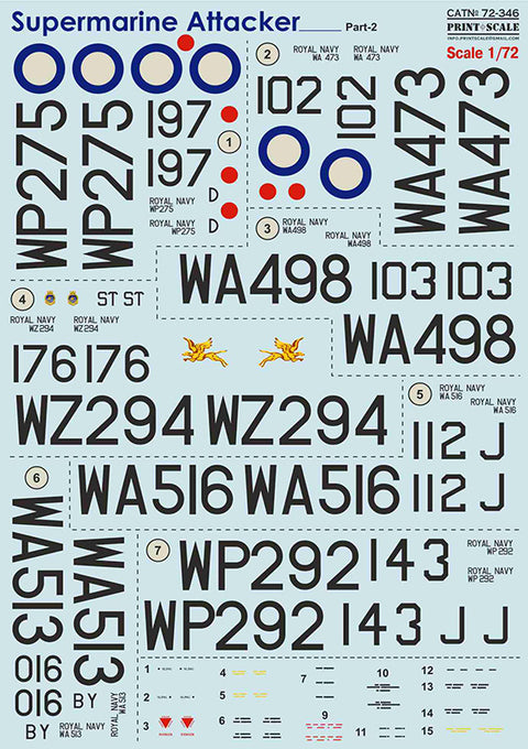 Print Scale 72-346 1/72 Supermarine Attaker Part 2