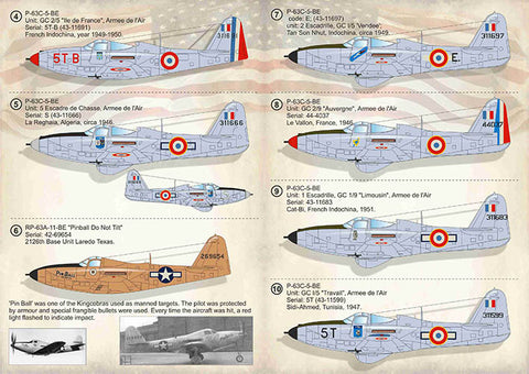 Print Scale 72-354 1/72 Bell P-63 Kingcobra