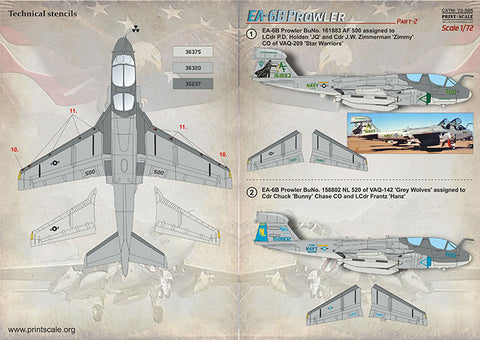 Print Scale 72-395 1/72 EA-6B Prowler Part 2