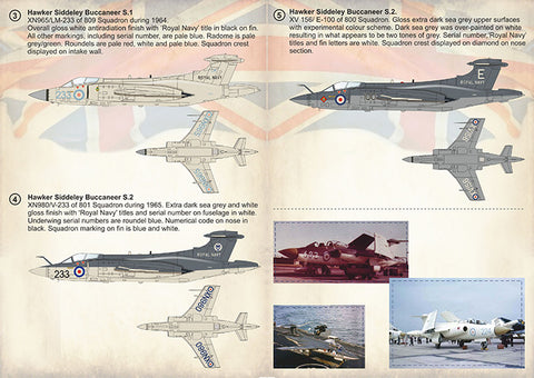 Print Scale 72-402 1/72 Hawker Siddeley Buccaneer Part 2 The complete set 1,5 leaf