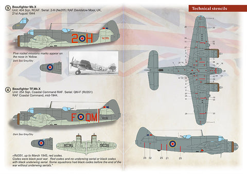 Print Scale 72-416 1/72 Beaufighter Mk.X
