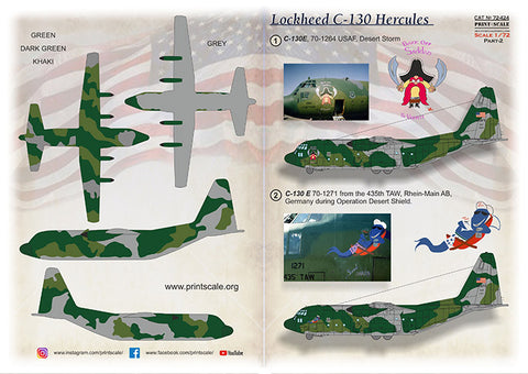 Print Scale 72-424 1/72 Lockheed C-130 Hercules. Part 2