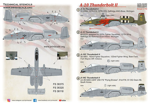 Print Scale 72-465 1/72 A-10 Thunderbolt II Part 3