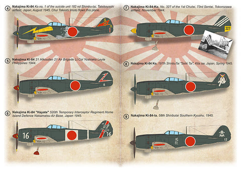 Print Scale 72-483 1/72 Nakajima Ki-84 Hayate 72-483 Scale 1/72