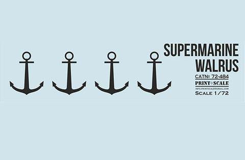 Print Scale 72-484 1/72 Supermarine Walrus