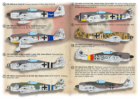 Print Scale 72-487 1/72 Focke-Wulf Fw 190A-8 72-487 Scale 1/72