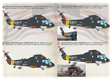 Print Scale 72-488 1/72 Kaman Sea Sprite H-2 72-488 Scale 1/72