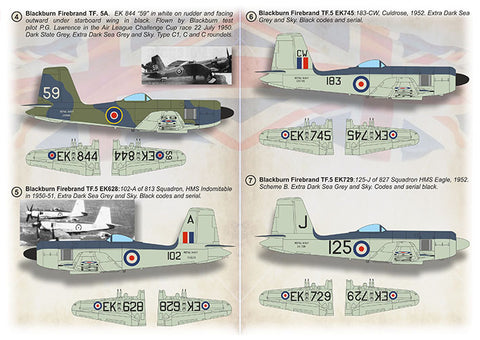 Print Scale 72-496 1/72 Blackburn B.46 Firebrand TF.Mk.5 72-496 Scale 1/72