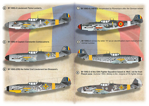 Print Scale 72-507 1/72 Bf 109 Roumains Part 1 72-507 Scale 1/72