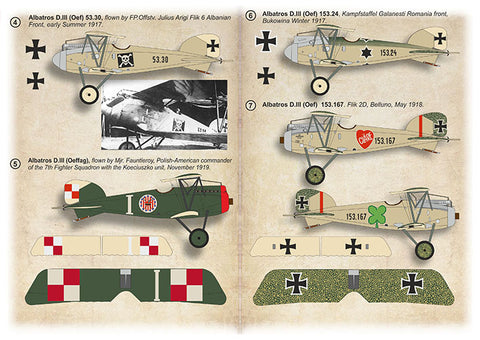 Print Scale 72-525 1/72 Albatros D.III (Oeffag) WWI Fighter 72-525 Scale 1/72