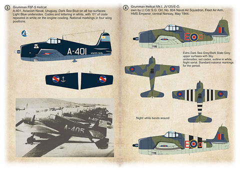 Print Scale 72-529 1/72 Hellcat in the Service of Foreign Air Arms Part 1 72-529 Scale 1/72