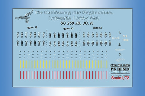 Print Scale PSR72006 1/72 Bomb Trolley With Lift Luftwaffe SC 250 PSR 72006 1/72