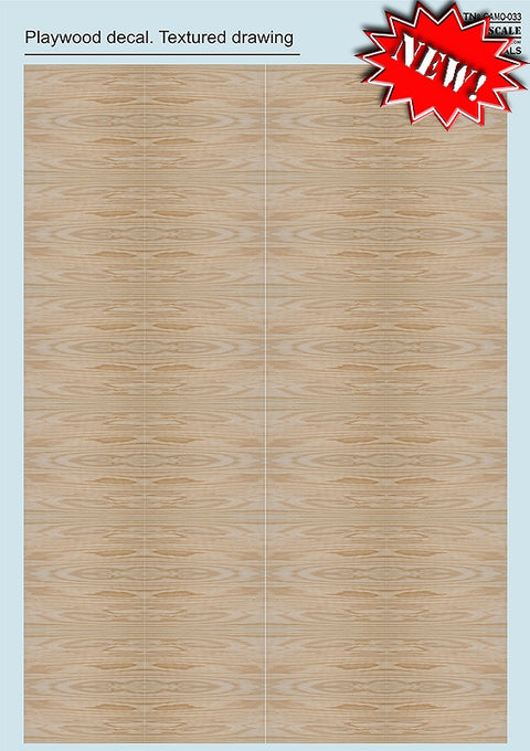Print Scale 033-camo 1/48 Plywood Camouflage Textured Drawing Part 3 033-camo 1/72–1/48