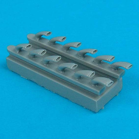 Quick Boost 32 015 1/32 Junkers Ju 87G exhausts(For HASEGAWA)