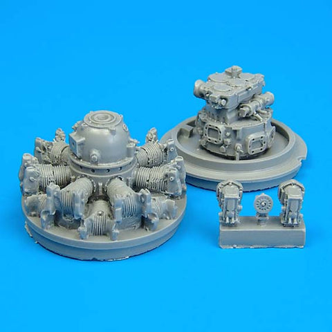 Quick Boost 48 013 1/48 F4F-4 Wildcat engine (For TAMIYA)