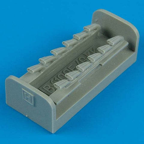 Quick Boost 48 110 1/48 Bf 109F exhaust(For HASEGAWA)