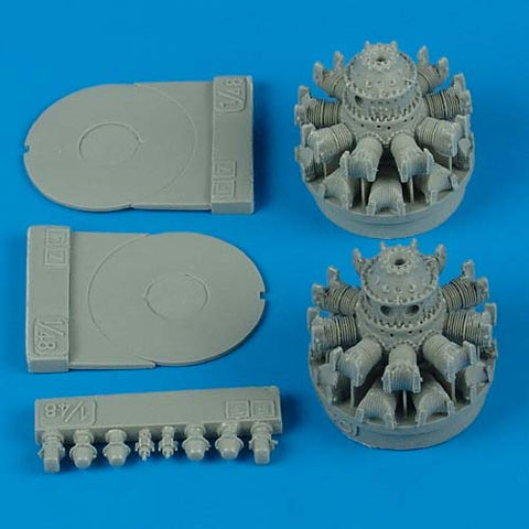 Quick Boost 48 142 1/48 F7F Tigercat engines(For ITALERI)