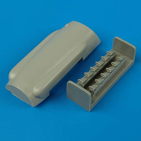 Quick Boost 48 229 1/48 Spitfire Mk. XIV cowling and exhaust (For ACADEMY)