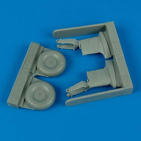 Quick Boost 48 260 1/48 Junkers Ju 87 Stuka uncovered wheels II(For HASEGAWA)