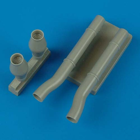 Quick Boost 48 284 1/48 Junkers Ju 87D-5N night exhaust type A(For HASEGAWA)