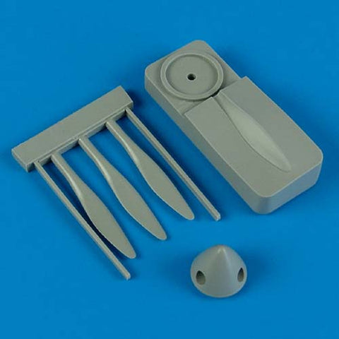Quick Boost 48 400 1/48 Hawker Hurricane De Havilland propeller w/tool(For HASEGAWA)