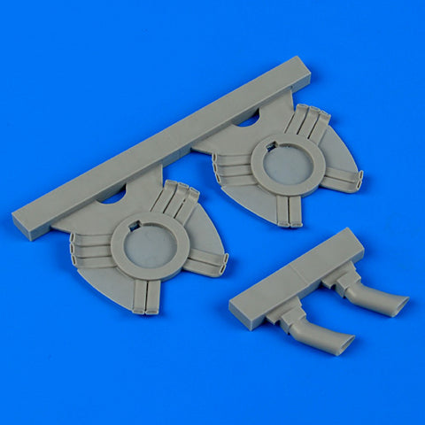 Quick Boost 48 571 1/48 Ki-45 Nick exhaust(For HASEGAWA)