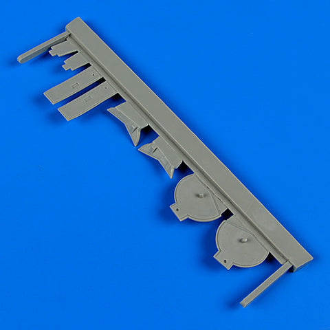 Quick Boost 48 592 1/48 N1K1 Shiden undercarriage covers(For HASEGAWA)