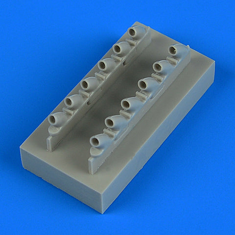 Quick Boost 48 766 1/48 P-40B Warhawk exhaust(For AIRFIX)