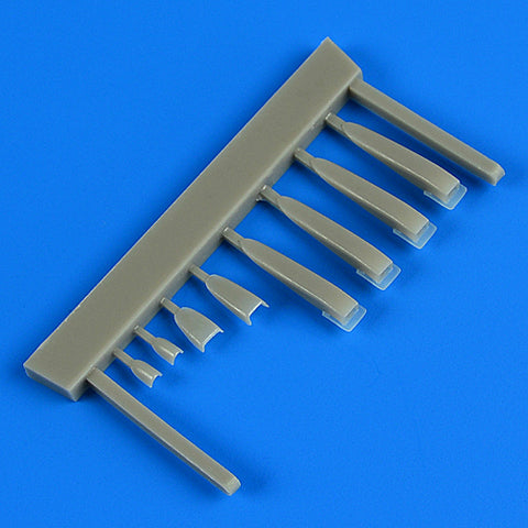 Quick Boost 48 768 1/48 Kfir C2/C7 air scoops(For AMK)