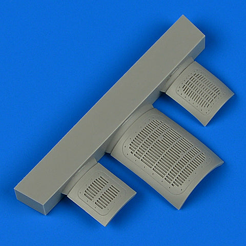 Quick Boost 48 871 1/48 Su-34 Fullback tail cooling grilles(For KITTY HAWK) - ca13a11b-e99a-4ef2-9f34-cc59610a1e38