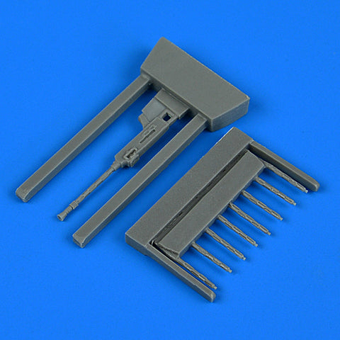 Quick Boost 48 962 1/48 Fokker G-1 gun barrels and machine gun(For MIKROMIR)