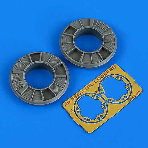 Quick Boost 48 975 1/48 Ju 88A-4 oil coolers(For ICM)